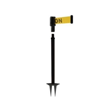 Accuform RECTRACTABLE BELT, BARRIER POST PRB401BK PRB401BK
